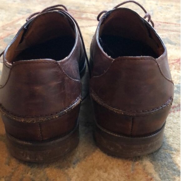 Madewell English Saddle Brown Leather Cap Toe Lace-Up Oxfords – Women’s (Size 9) - Picture 2 of 13